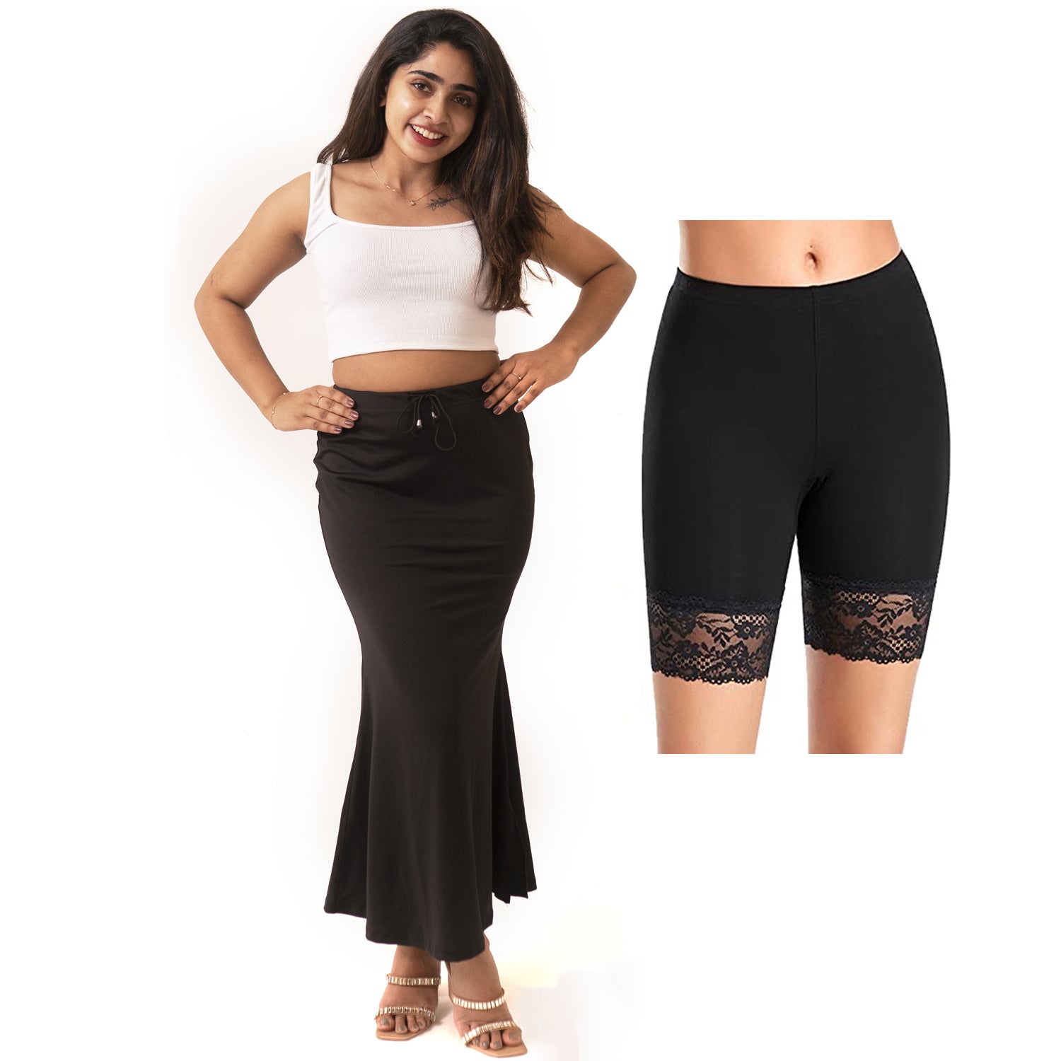 Saree Shapewear for Women + FREE Lace Shorts