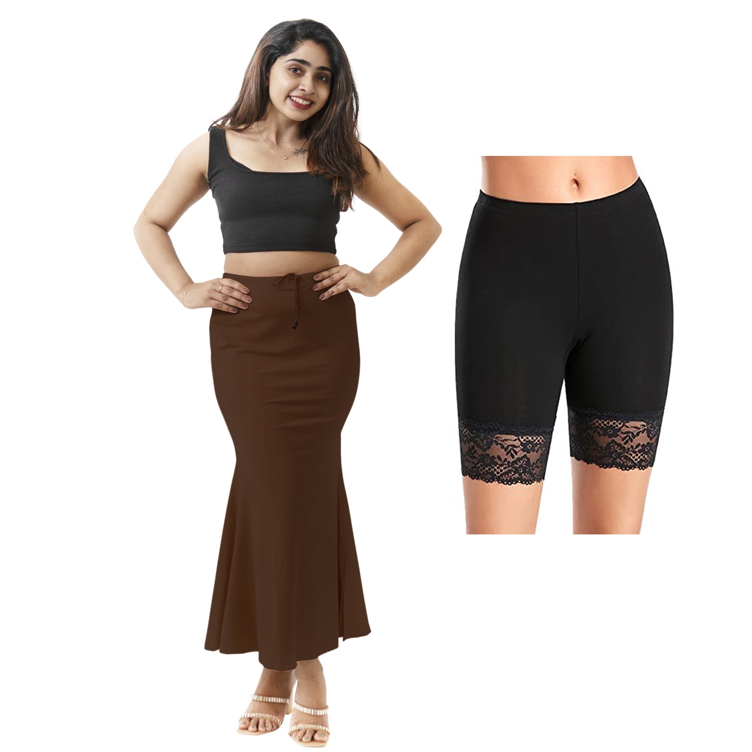 Saree Shapewear for Women + FREE Lace Shorts
