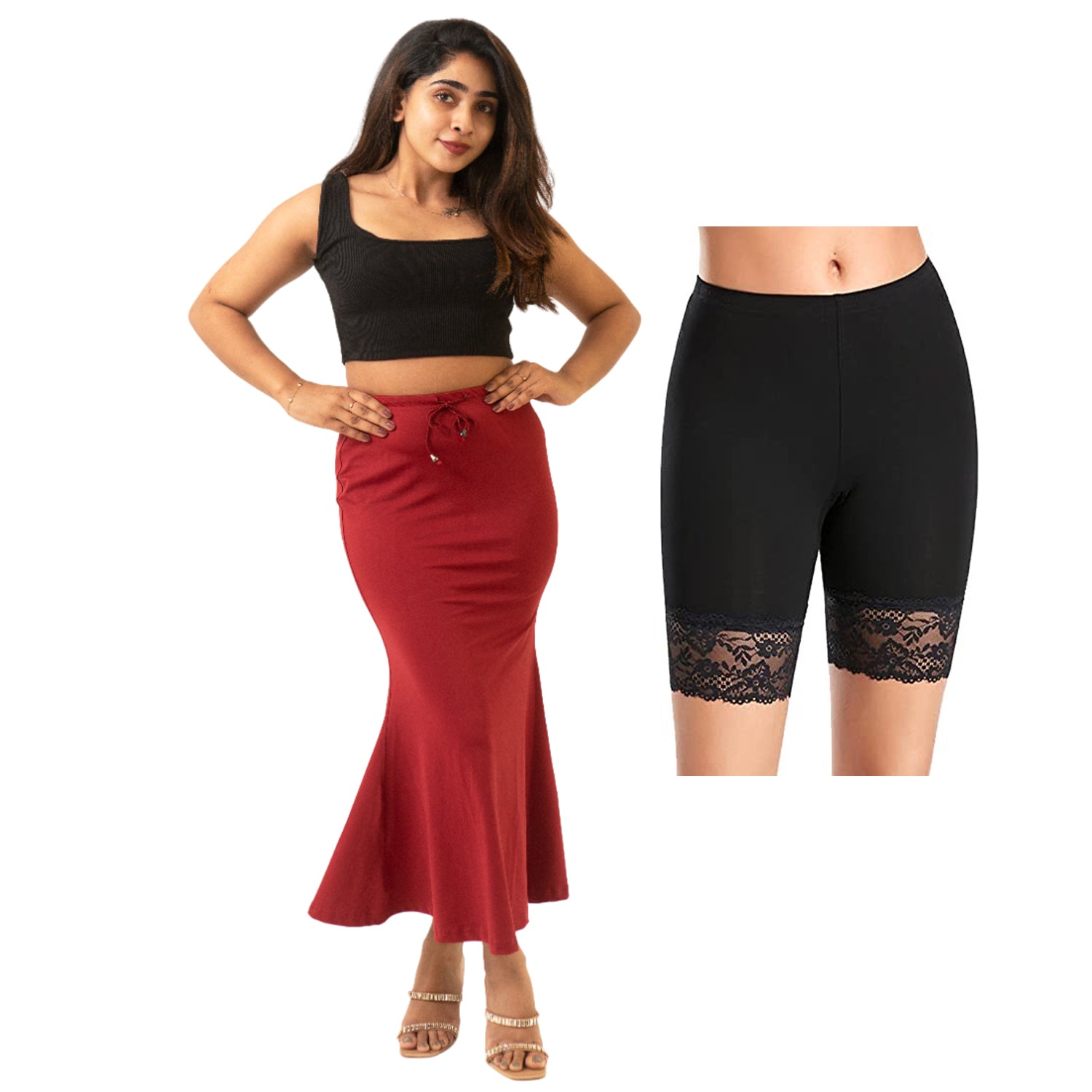 Saree Shapewear for Women + FREE Lace Shorts