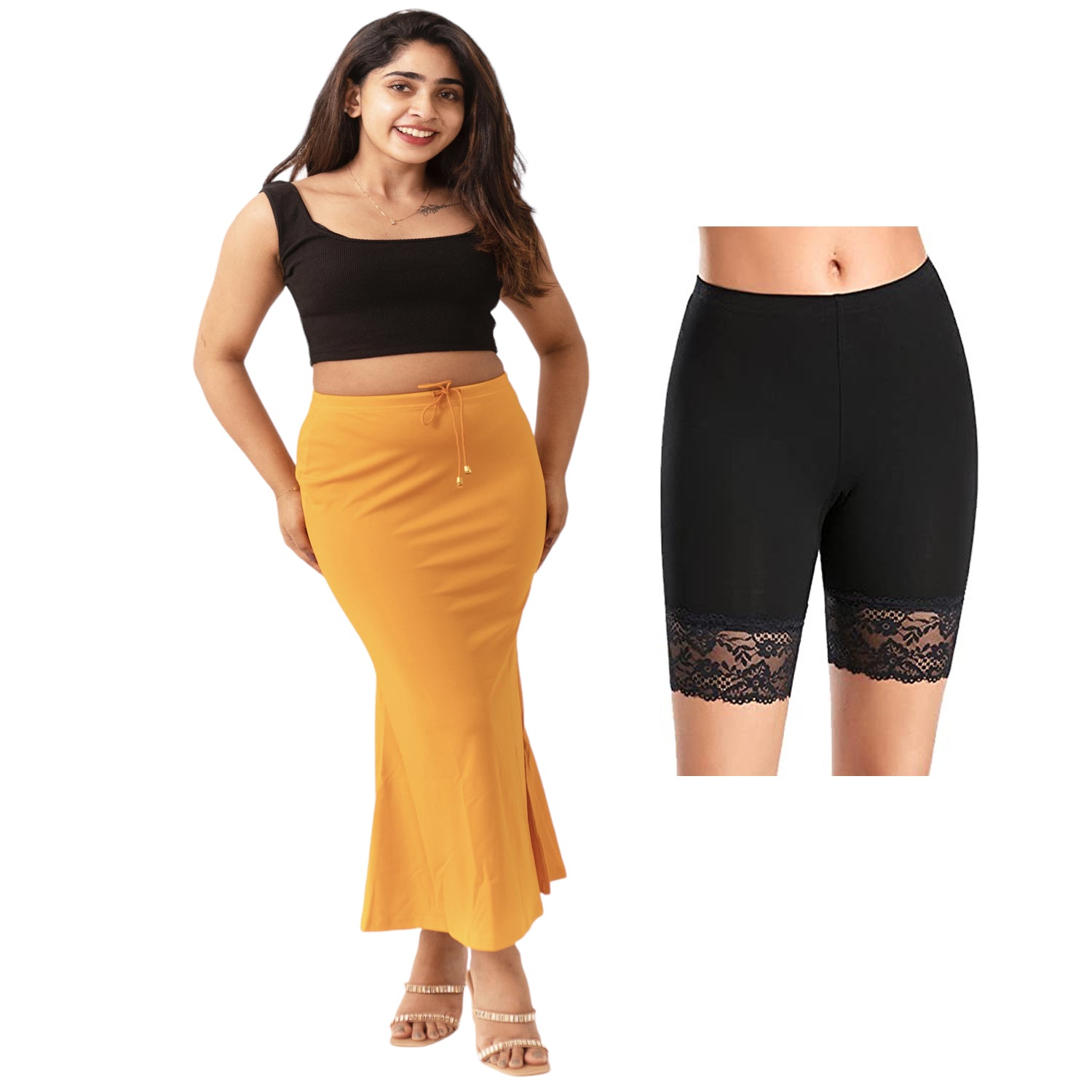 Saree Shapewear for Women + FREE Lace Shorts