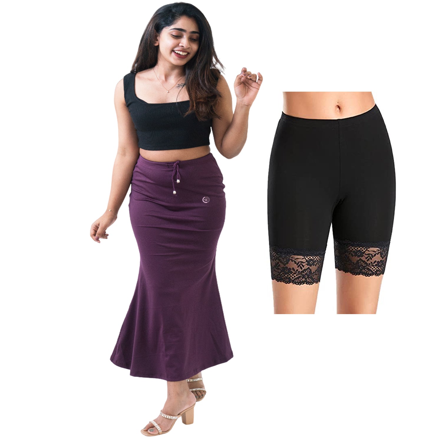 Saree Shapewear for Women + FREE Lace Shorts