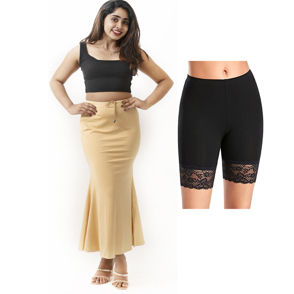 Saree Shapewear for Women + FREE Lace Shorts