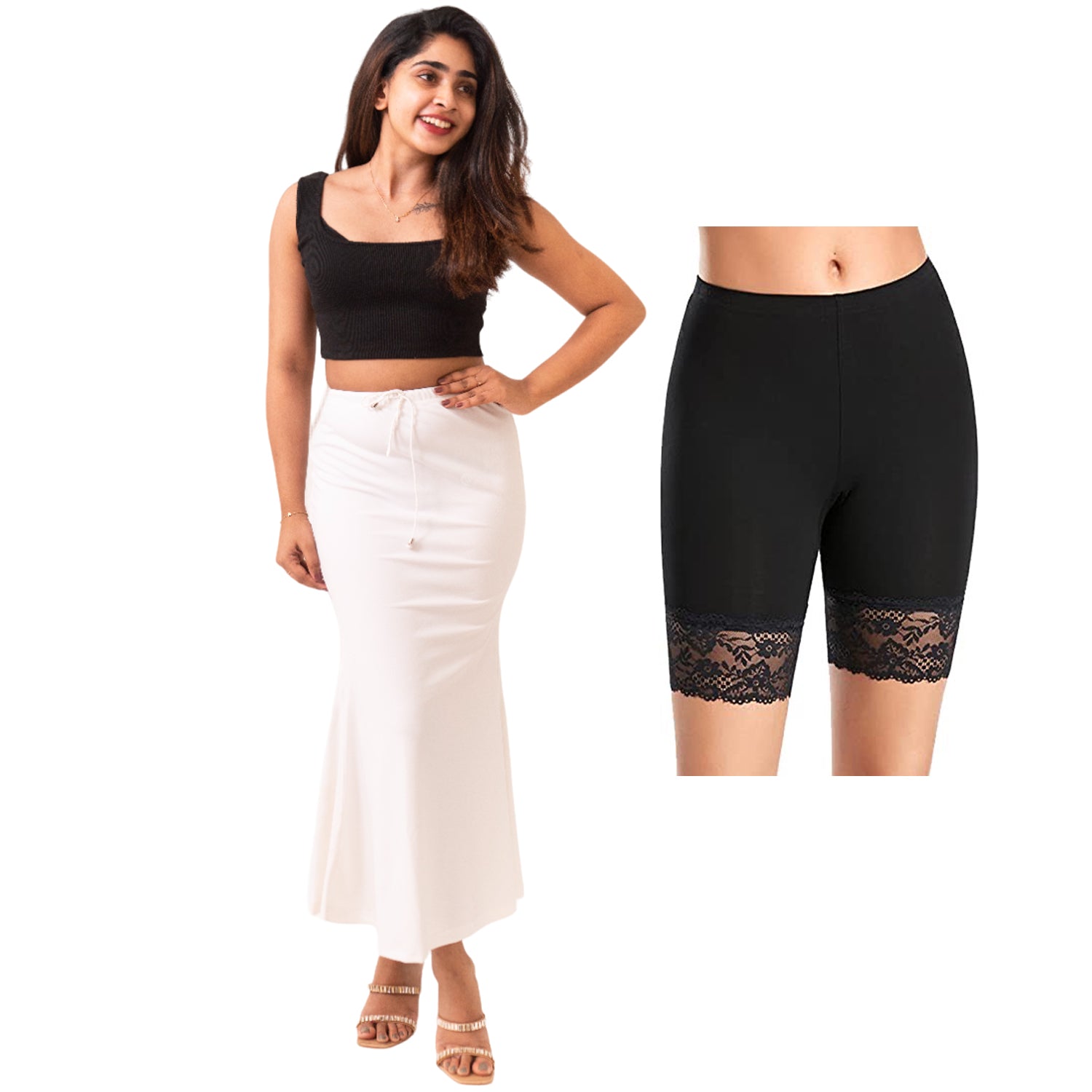 Saree Shapewear for Women + FREE Lace Shorts